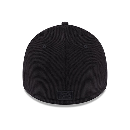 Gorra de béisbol 39THIRTY MLB Cord L.A. Dodgers de New Era - Negro sobre Negro