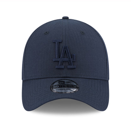 Gorra de béisbol 39THIRTY MLB Ripstop L.A. Dodgers de New Era - Azul Marino sobre Azul Marino