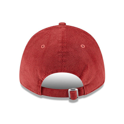Gorra de béisbol 9FORTY NE Cord Águila de New Era - Rojo Lavado