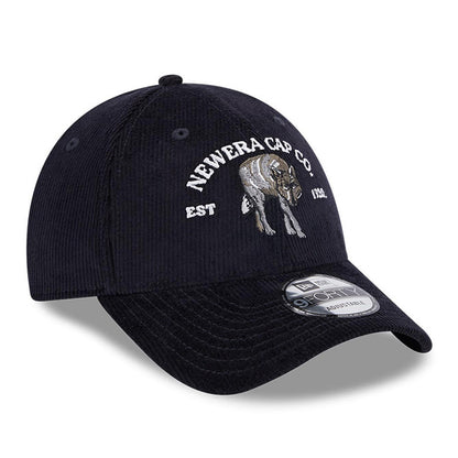 Gorra de béisbol 9FORTY NE Cord Lobo de New Era - Azul Marino