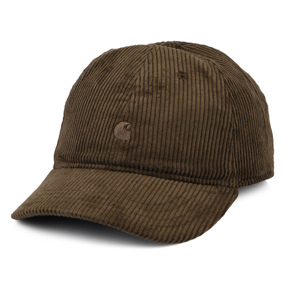 Gorra de béisbol Harlem de pana de Carhartt WIP - Marrón Intenso