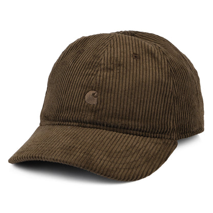 Gorra de béisbol Harlem de pana de Carhartt WIP - Marrón Intenso