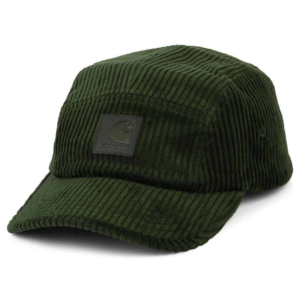Gorra 5 paneles Erie Jumbo Cord de Carhartt WIP - Verde Oliva