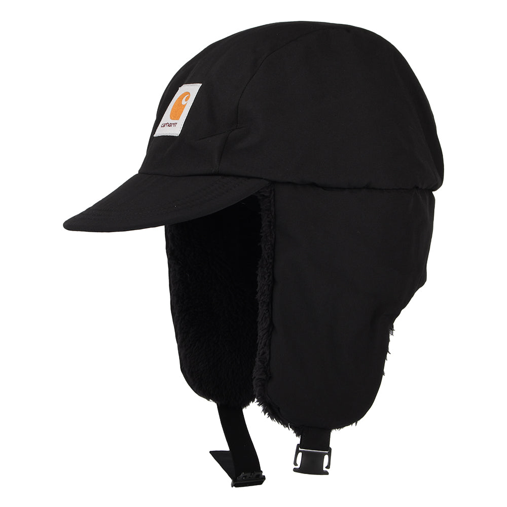 Gorra de béisbol Alberta con orejeras de Carhartt WIP - Negro