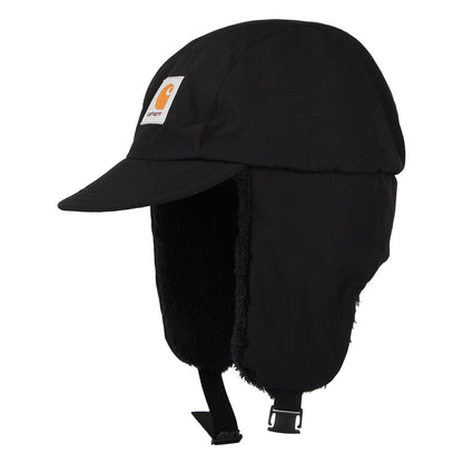 Gorra de béisbol Alberta con orejeras de Carhartt WIP - Negro