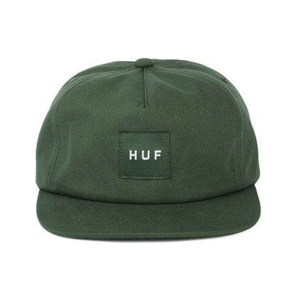 Gorra Snapback Box Logo sin estructurar de HUF - Verde Oscuro