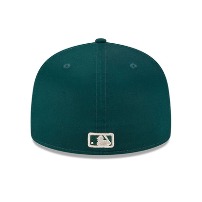 Gorra de béisbol 59FIFTY MLB League Essential L.A. Dodgers de New Era - Verde Oscuro-Piedra