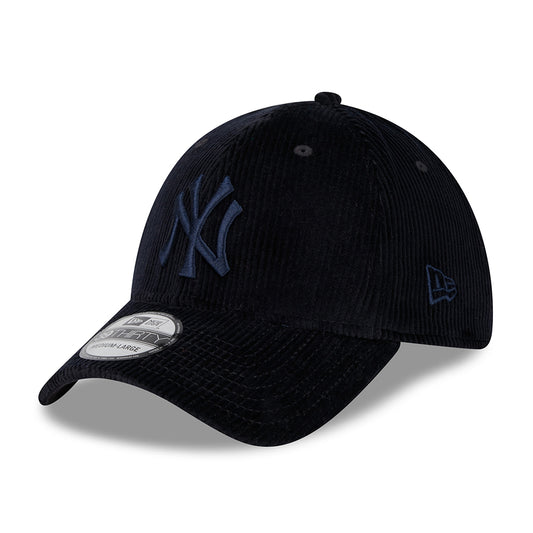 Gorra de béisbol 39THIRTY Cordón ancho de la MLB New York Yankees de New Era - Azul Marino sobre Azul Marino