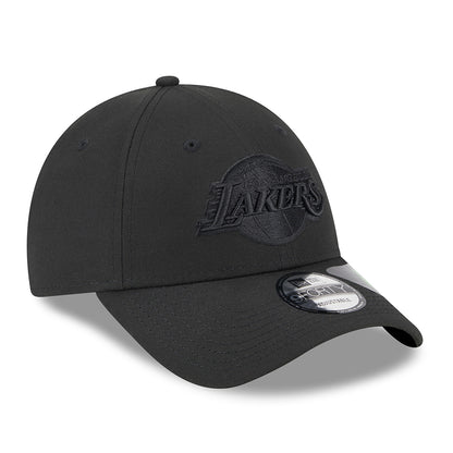 Gorra de béisbol 9FORTY NBA Repreve Outline L.A. Lakers de New Era - Negro sobre Negro