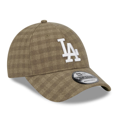 Gorra de béisbol 9FORTY MLB Flannel L.A. Dodgers de New Era - Camel-Blanco