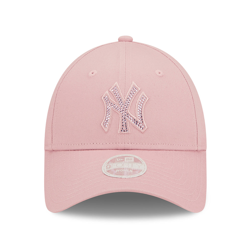 Gorra de béisbol mujeres 9FORTY MLB Diamante New York Yankees de New Era - Rosa