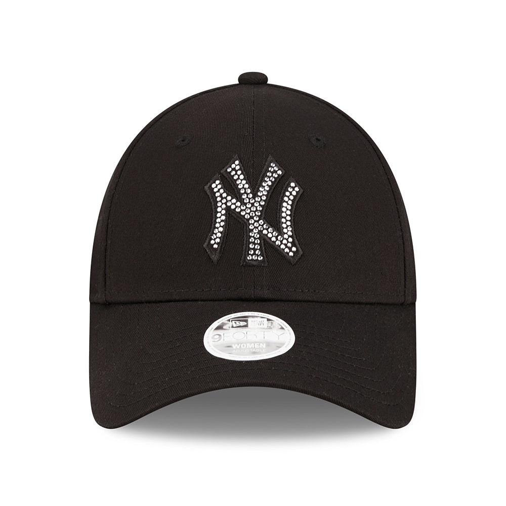 Gorra de béisbol mujeres 9FORTY MLB Diamante New York Yankees de New Era - Negro