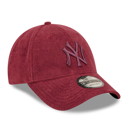 Gorra de béisbol 9FORTY MLB Towelling New York Yankees de New Era - Granate