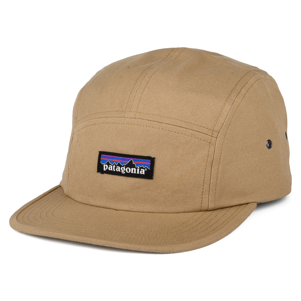 Gorra 5 paneles P-6 Label Maclure de algodón orgánico de Patagonia - Arena del Desierto
