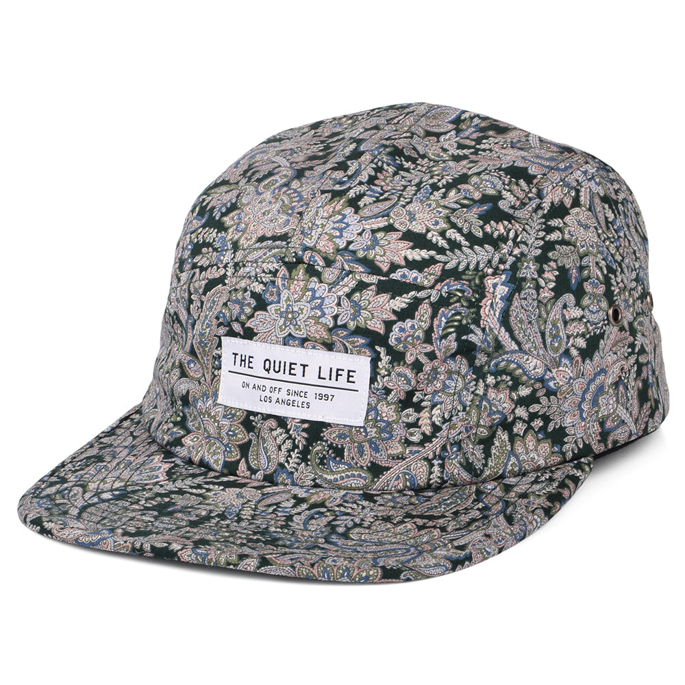 Gorra 5 paneles estampado cachemira de The Quiet Life - Verde Oscuro-Multi