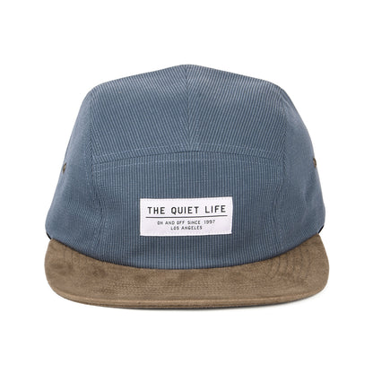 Gorra 5 paneles Cord Combo de The Quiet Life - Azul-Beige Arena