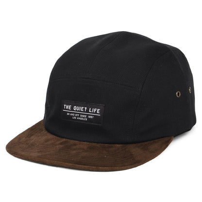 Gorra 5 paneles Cord Combo de The Quiet Life - Negro-Marrón