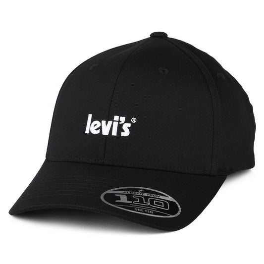 Gorra de béisbol Poster Logo Flexfit de Levi's - Negro