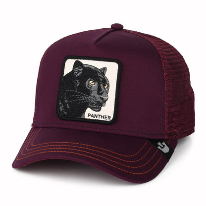 Gorra Trucker Black Panther de Goorin - Granate