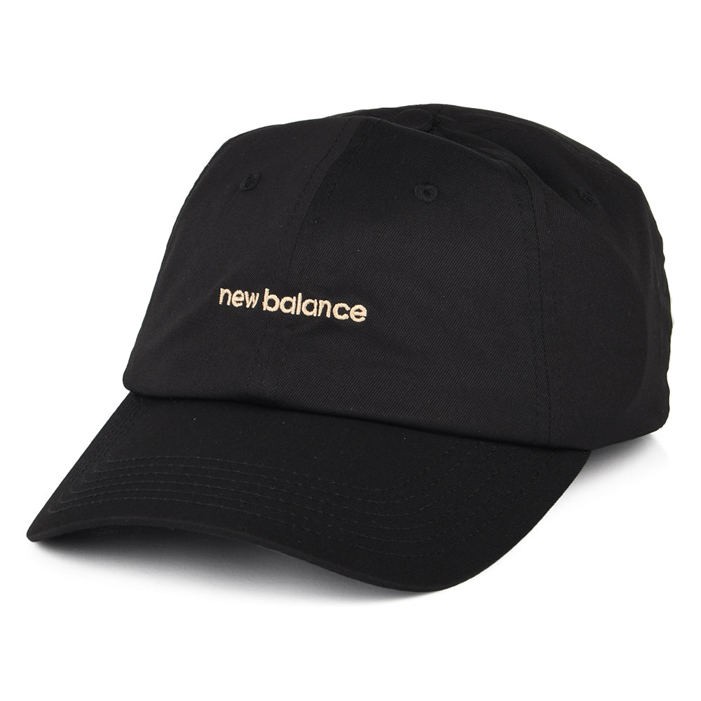 Gorra de béisbol NB Linear Logo de New Balance - Negro