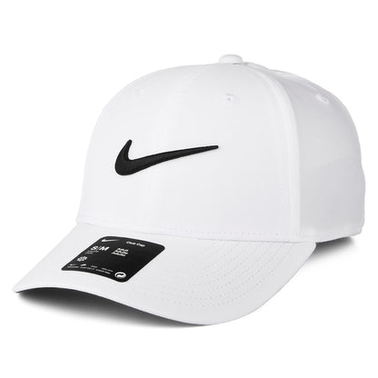 Gorra de béisbol Dri-Fit Estructurada de Nike Golf - Blanco-Negro