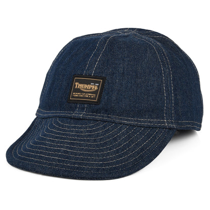 Gorra militar Oilys de algodón de Triumph Motorcycles - Vaquero
