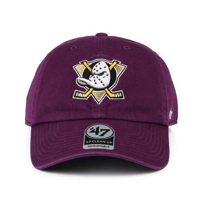Gorra de béisbol NHL Clean Up Anaheim Ducks de 47 Brand - Burdeos
