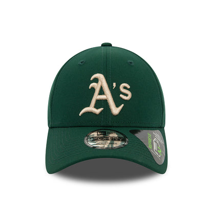 Gorra de béisbol 9FORTY MLB Repreve Oakland Athletics de New Era - Verde Oscuro-Piedra