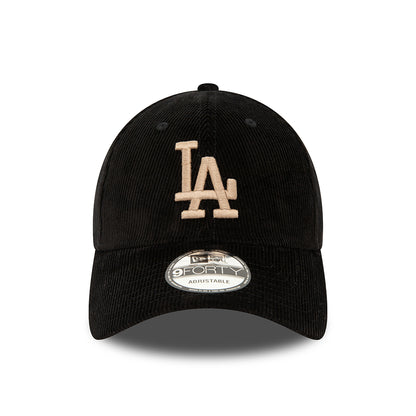 Gorra de béisbol 9FORTY MLB Cord L.A. Dodgers de New Era - Negro-Marrón Claro
