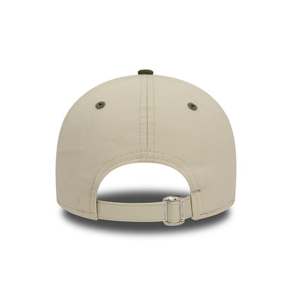 Gorra de béisbol 9FORTY MLB White Crown New York Yankees de New Era - Blanco Marfil-Verde Oliva