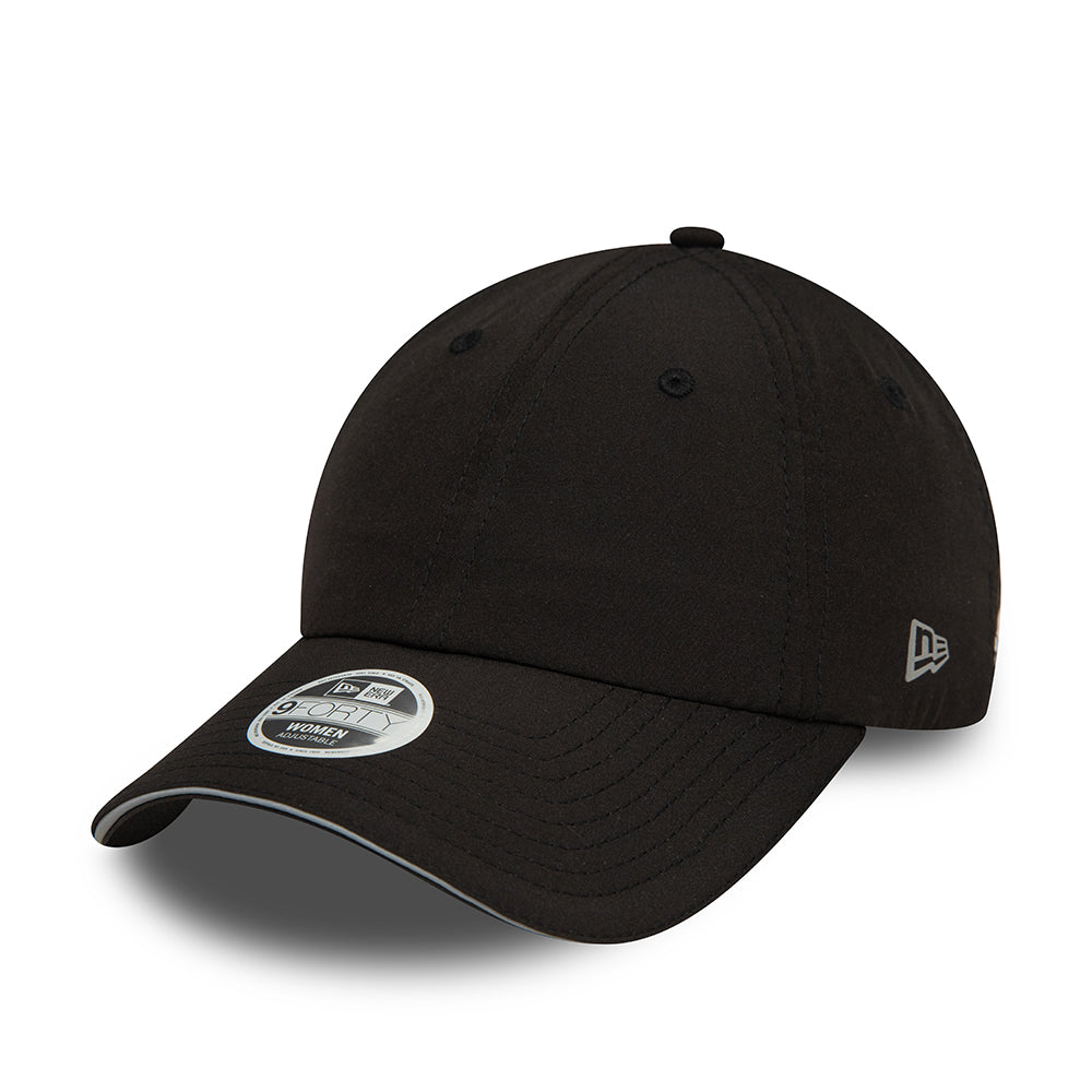 Gorra de béisbol Ponytail Open Back de New Era - Negro