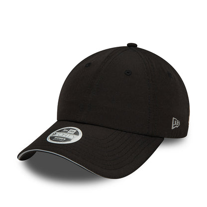 Gorra de béisbol Ponytail Open Back de New Era - Negro