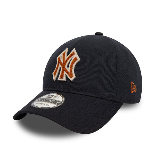 Gorra de béisbol 9TWENTY MLB Boucle New York Yankees de New Era - Azul Marino-Marrón