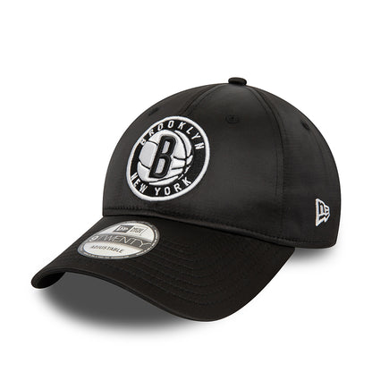 Gorra de béisbol 9TWENTY NBA Satin Brooklyn Nets de New Era - Negro