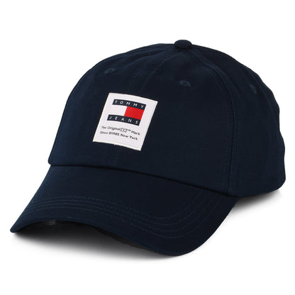 Gorra de béisbol TJM Modern Patch de algodón orgánico de Tommy Hilfiger - Azul Marino