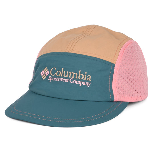 Gorra 5 paneles Wingmark ligero de Columbia - Azul-Beige Arena-Rosa