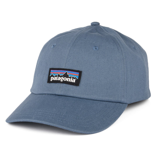 Gorra de béisbol P-6 Label de algodón orgánico de Patagonia - Azul Ahumado