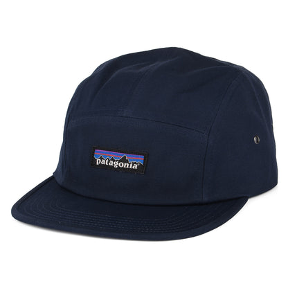 Gorra 5 paneles P-6 Label Maclure de algodón orgánico de Patagonia - Azul Marino