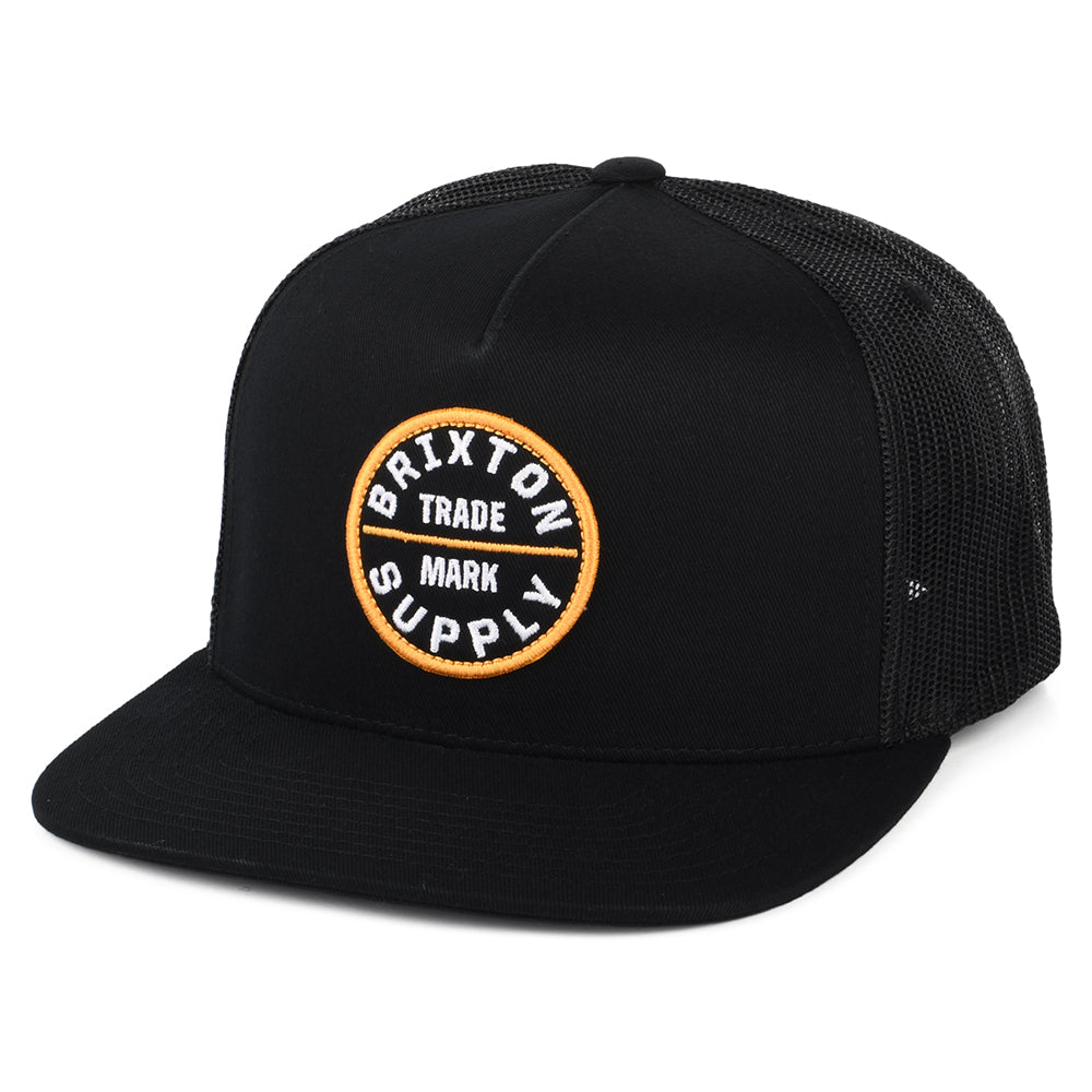 Gorra de camionero Oath MP de Brixton - Negro