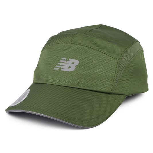 Gorra 5 paneles Performance V 3.0 de New Balance - Oliva Oscuro
