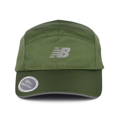 Gorra 5 paneles Performance V 3.0 de New Balance - Oliva Oscuro