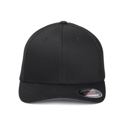Gorra Trucker FlexFit Tonal - Negro