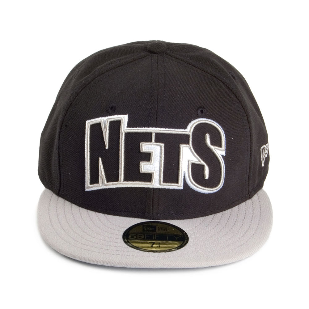 Gorra de béisbol 59FIFTY Edge Up Brooklyn Nets de New Era - Negro-Gris