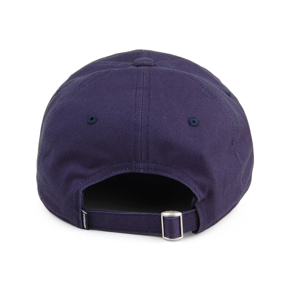 Gorra de béisbol Tip Off de algodón de Converse - Azul