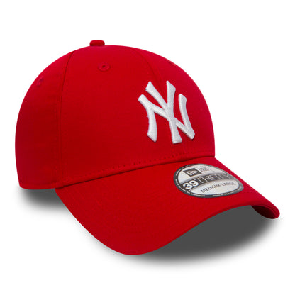 Gorra de béisbol 39THIRTY MLB League Essential New York Yankees de New Era - Rojo