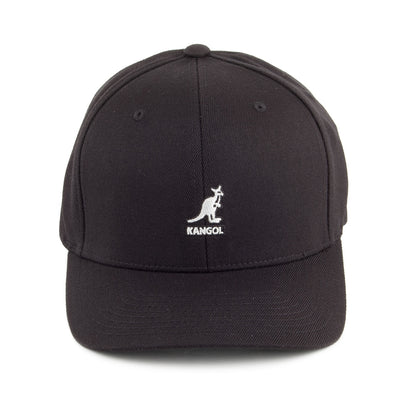 Gorra de béisbol Flexfit de lana de Kangol - Negro