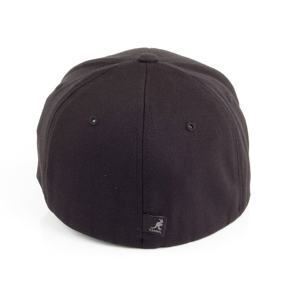 Gorra de béisbol Flexfit de lana de Kangol - Negro