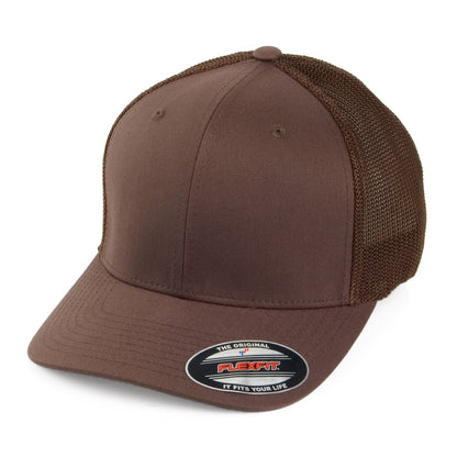 Gorra Trucker Tonal de FlexFit - Marrón