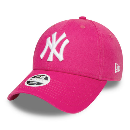 Gorra de béisbol femenina 9FORTY New York Yankees de New Era - Rosa