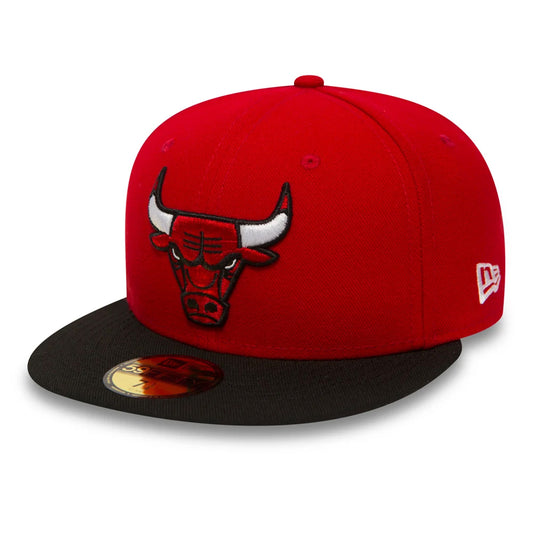 Gorra de béisbol 59FIFTY NBA Essential Chicago Bulls de New Era - Rojo-Negro